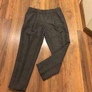 Loft linen/rayon pants in charcoal size medium
