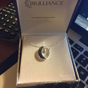 Moon & star necklace