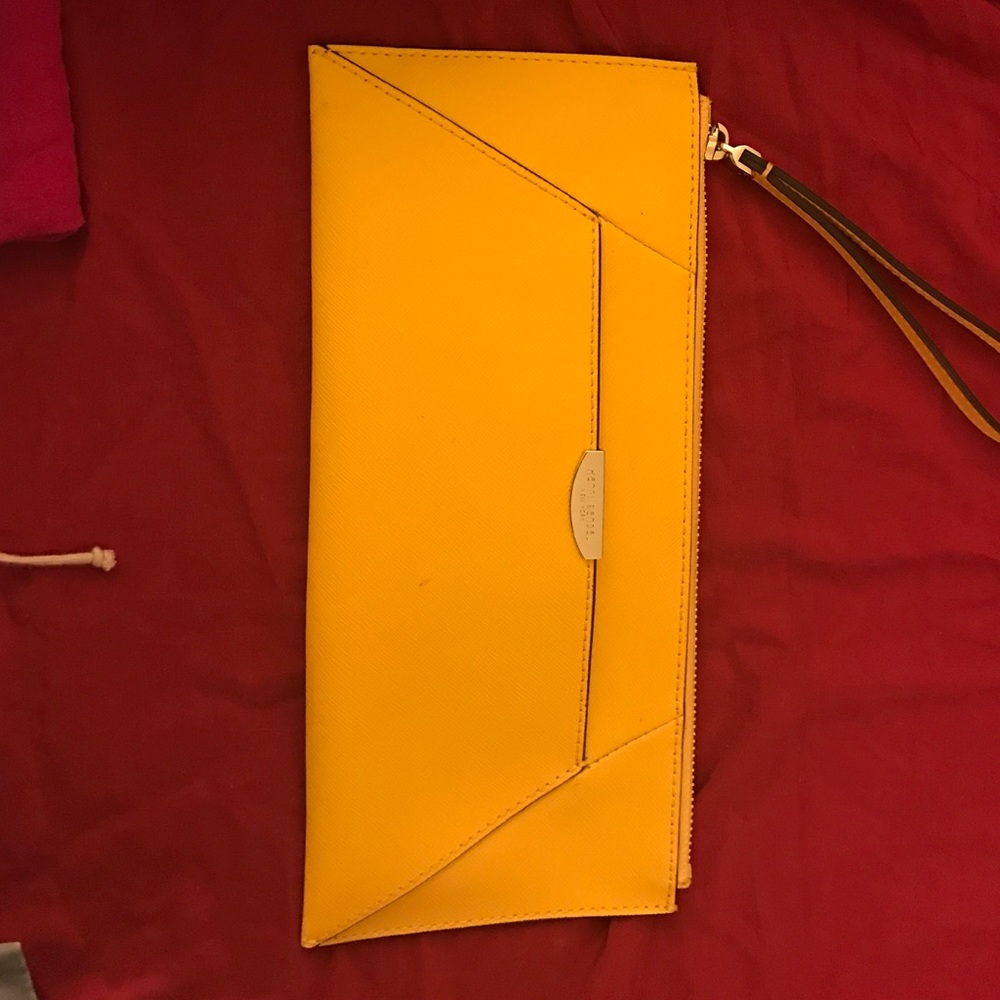 Henri Bendel wristlets yellow