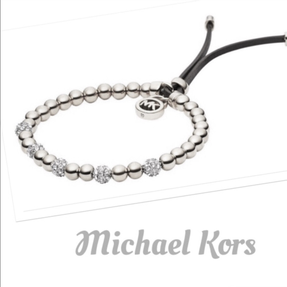 💧PRICE DROP💧Michael Kors Paved Beaded Bracelet