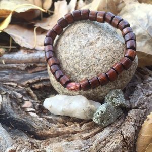 Custom made wood beads