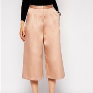 Club Monaco Silky Pink Culottes