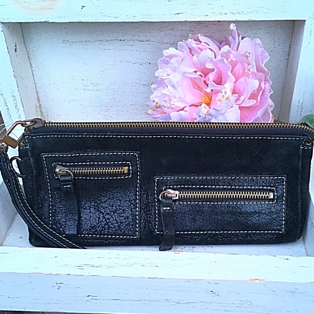 SHIMMERY Suede Wristlet Clutch Wallet Nordstrom