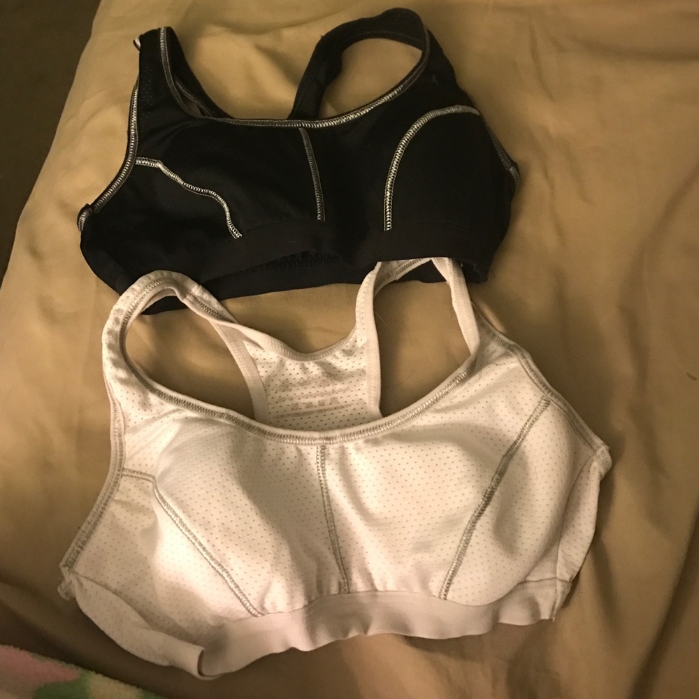 Two sports bras