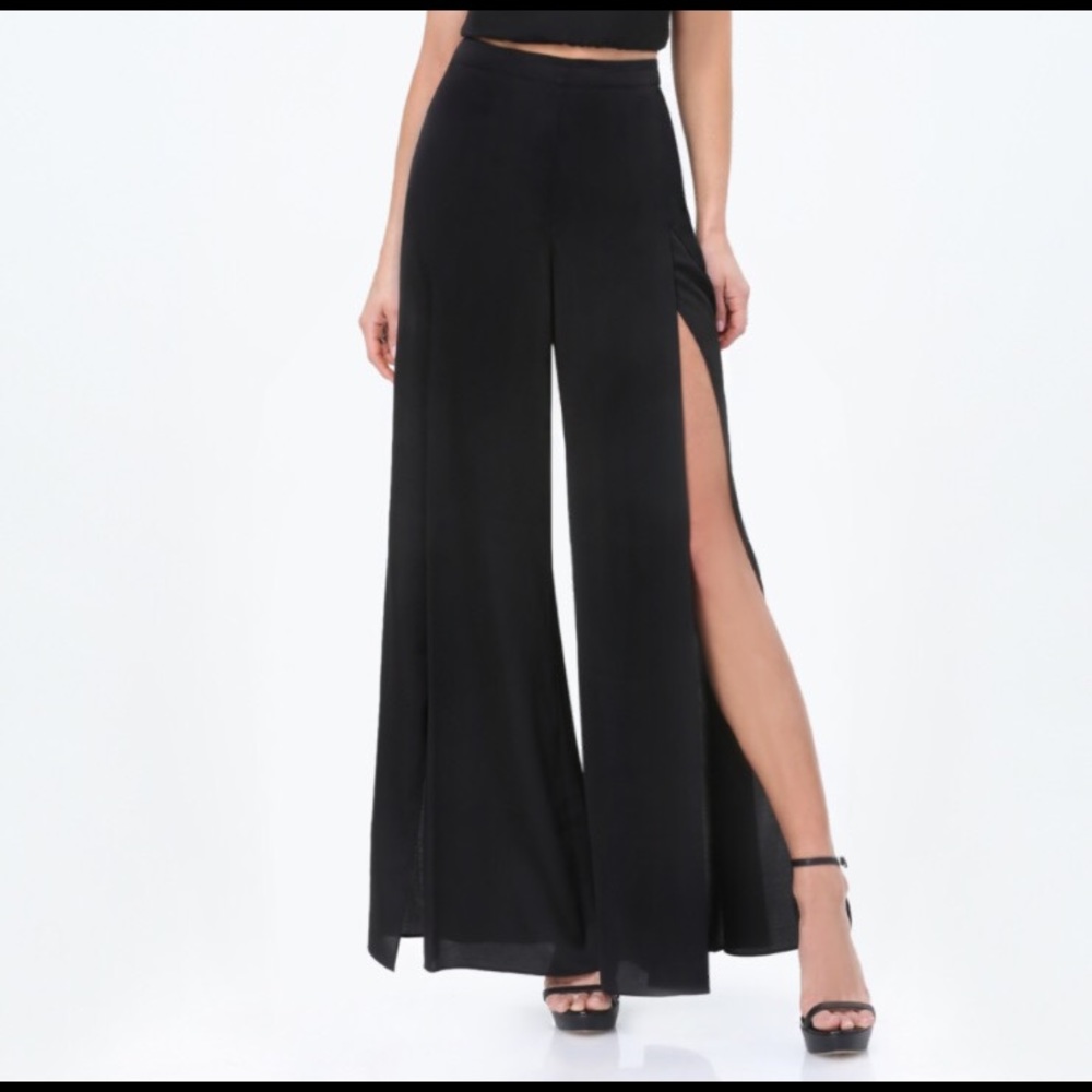 Bebe slit pants