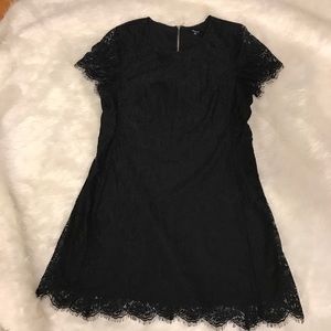 Madewell 1937 Black Lace Dress