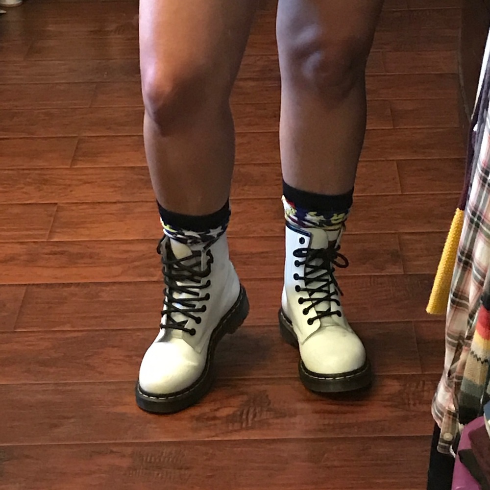 White 1461 Dr. Martens, Like New