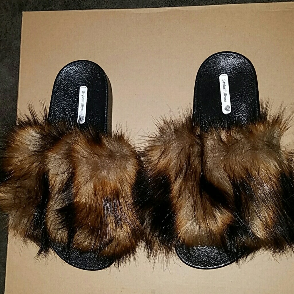 Fur Slippers