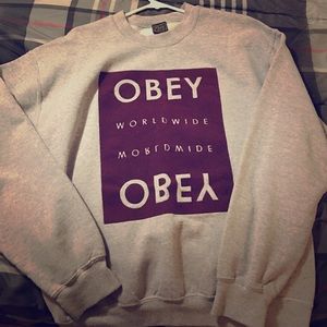 Grey Obey Crewneck
