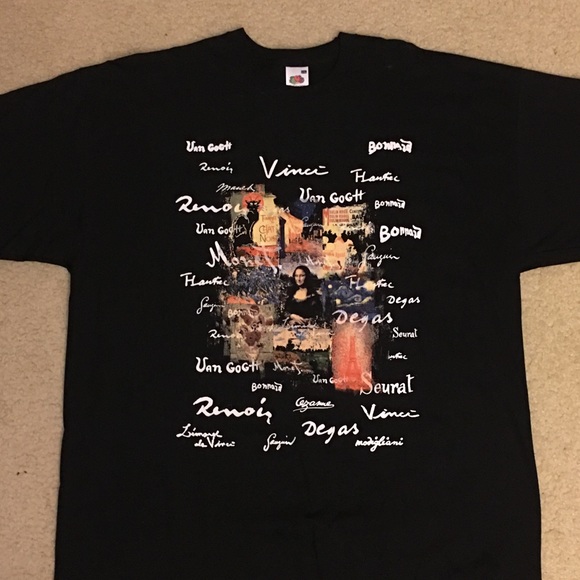 Mona Lisa & Friends. Renaissance Artists T-Shirt - Picture 1 of 2