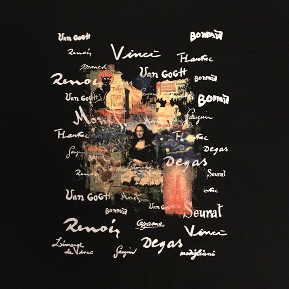 Mona Lisa & Friends. Renaissance Artists T-Shirt - Picture 2 of 2