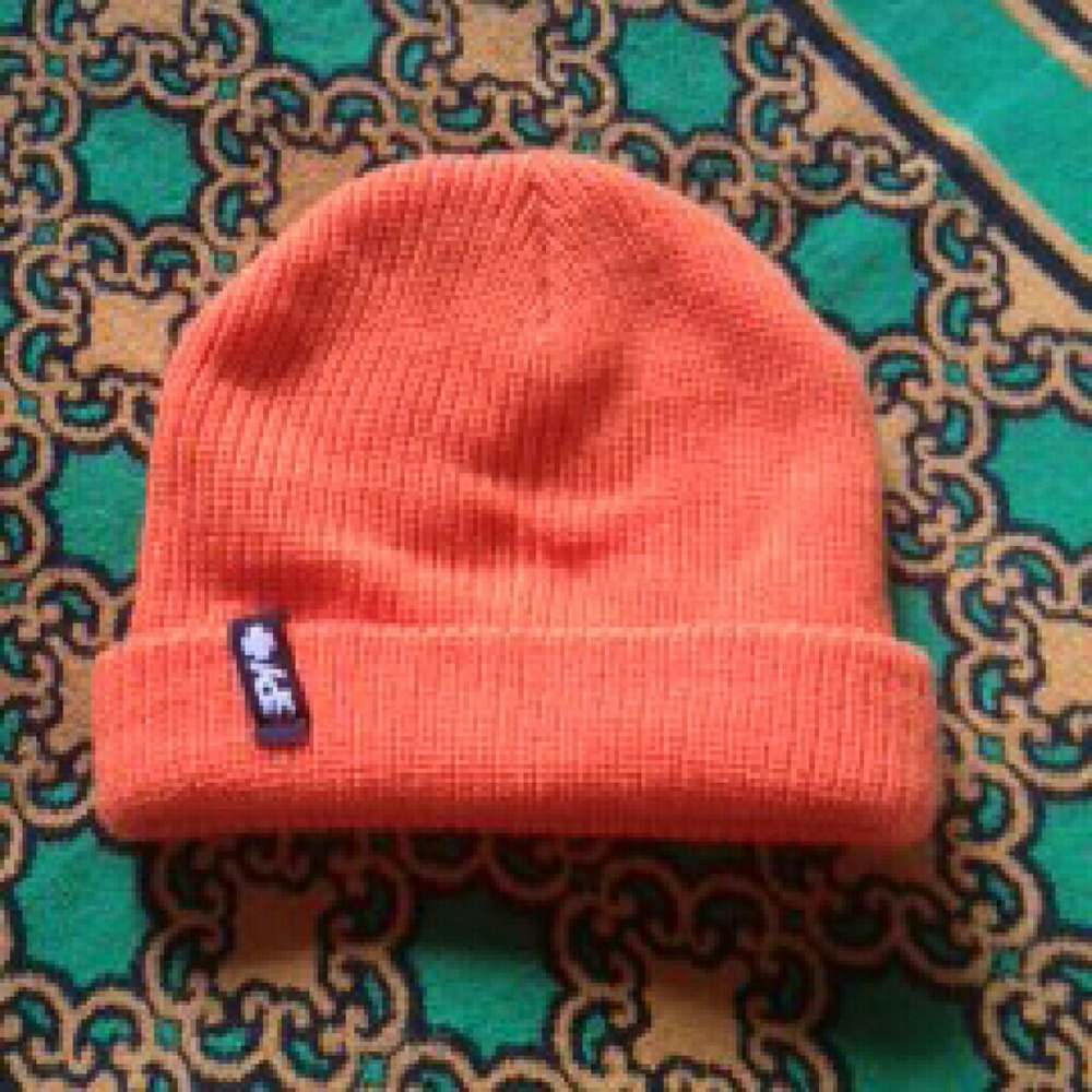 Orange "Spy" Beanie