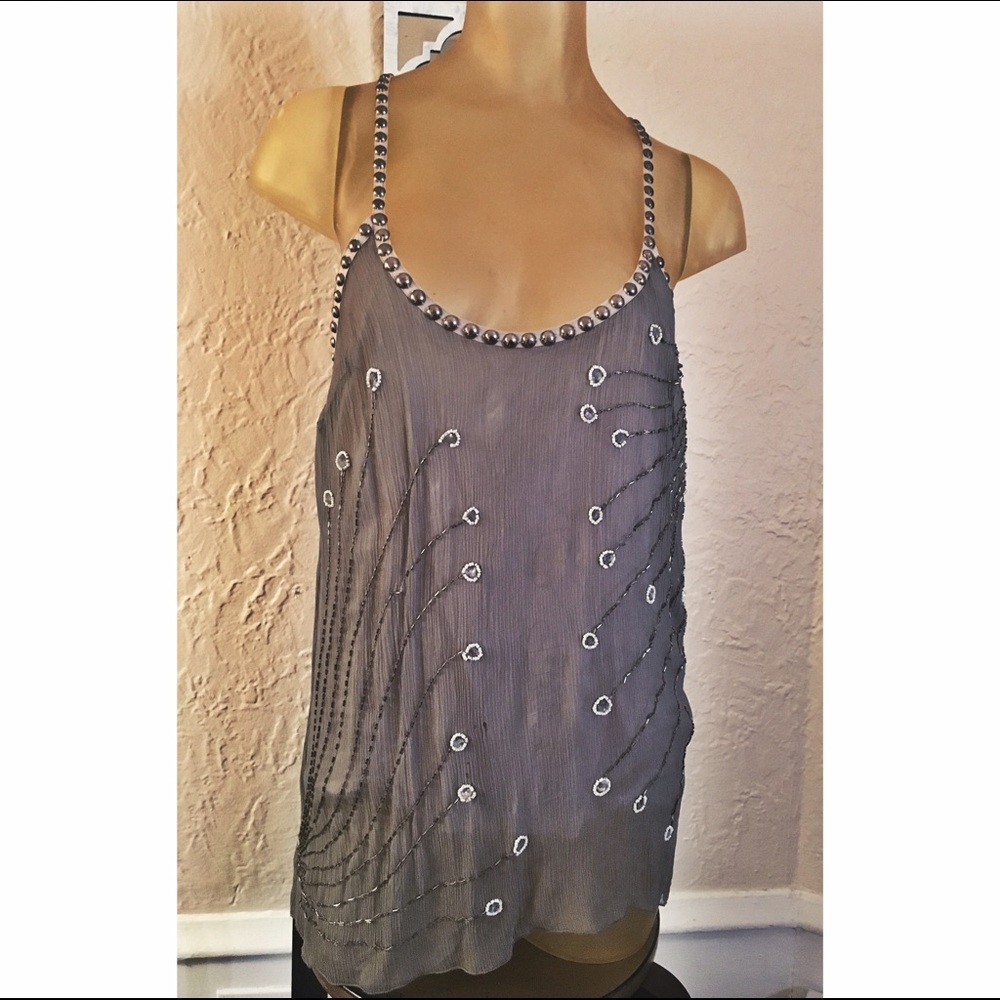 Free People beaded top