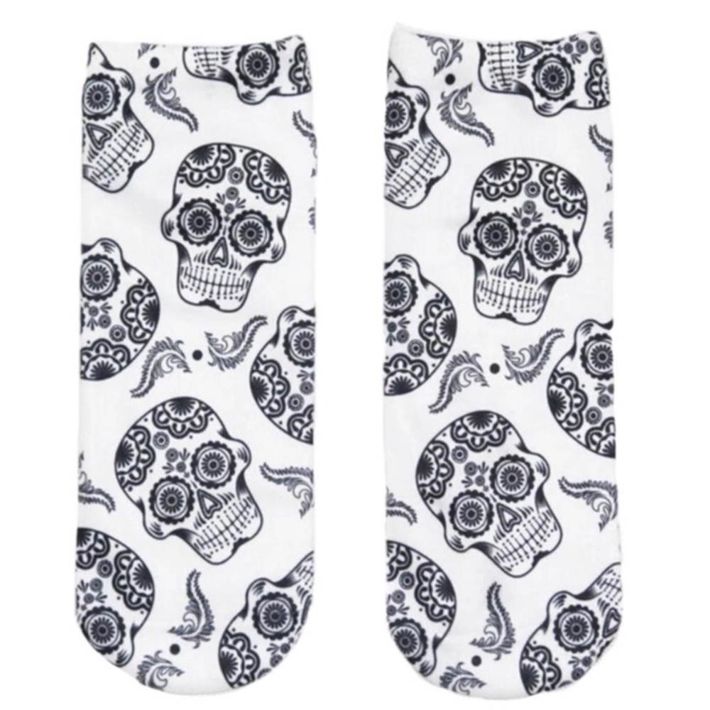✨Sugar Skull Ankle Socks✨