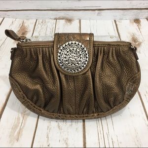 Brighton pretty touch pewter organizer Crossbody