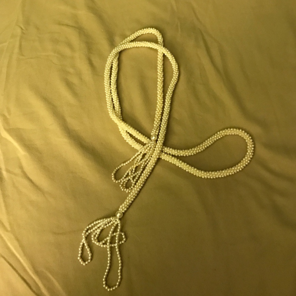 Long rope necklace