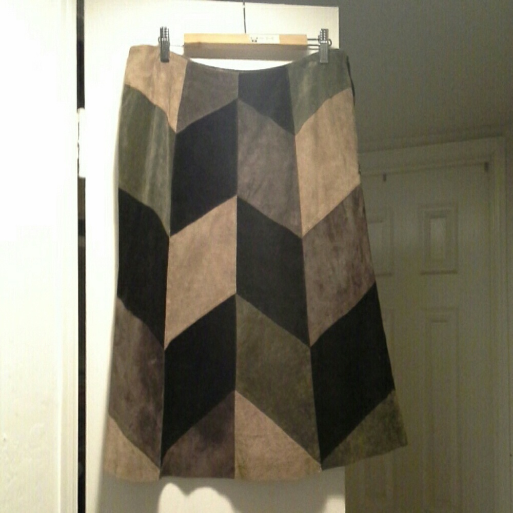 Nice genuine suede skirt