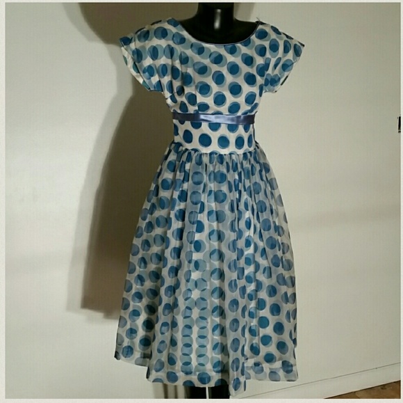 Vintage Dresses & Skirts - 1950's Handmade Vintage Party Dress