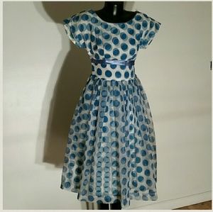 1950's Handmade Vintage Party Dress