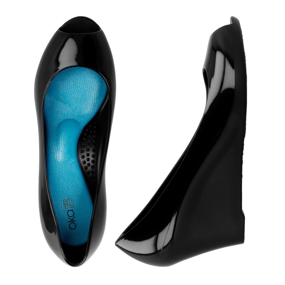 Oka-b Emery Peep-Toe Wedges