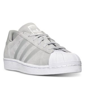 100% Authentic Adidas. Gray suede.