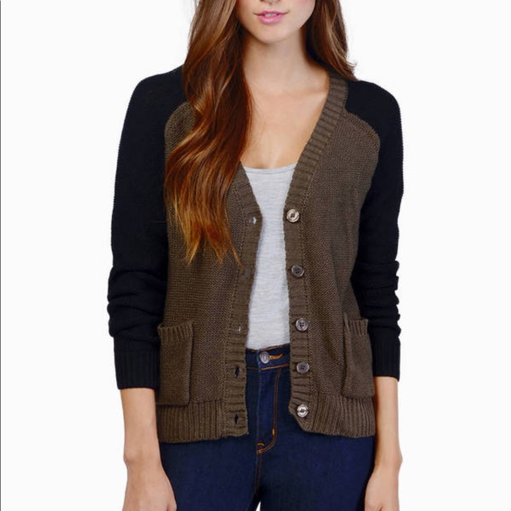 Tobi colorblock cardigan
