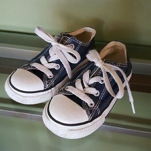 SOLD💋🍒 Converse blue gray toddler all star shoes