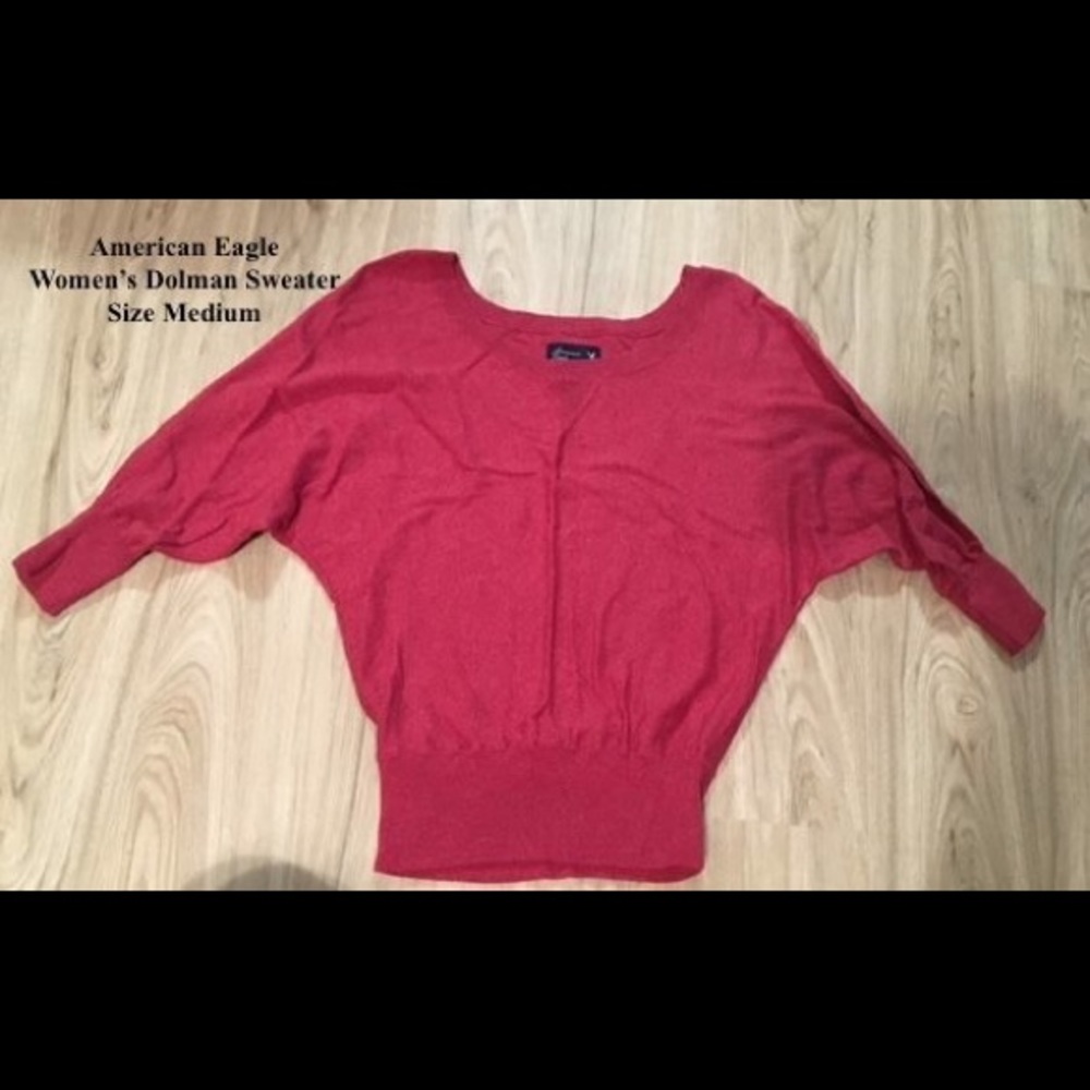 american eagle dolman sweater size M
