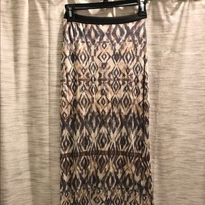 Free People Maxi skirt with slit on the side