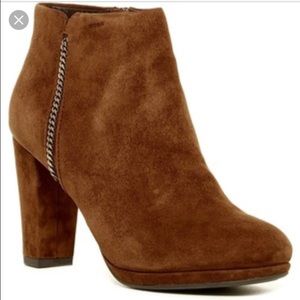 GEOX "Kali Suede" Brown Booties