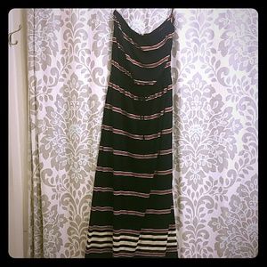 J.crew stripes Maxi dress