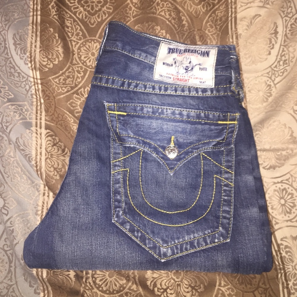True Religion Straight Cut Jeans