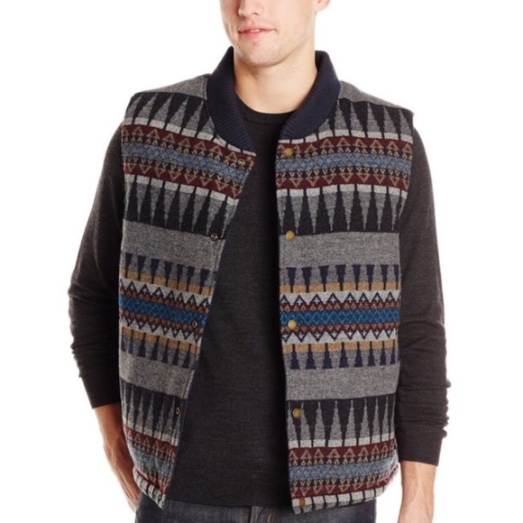 Pendleton Other - Pendleton Silver Creek Wool & Navy Reversible Vest