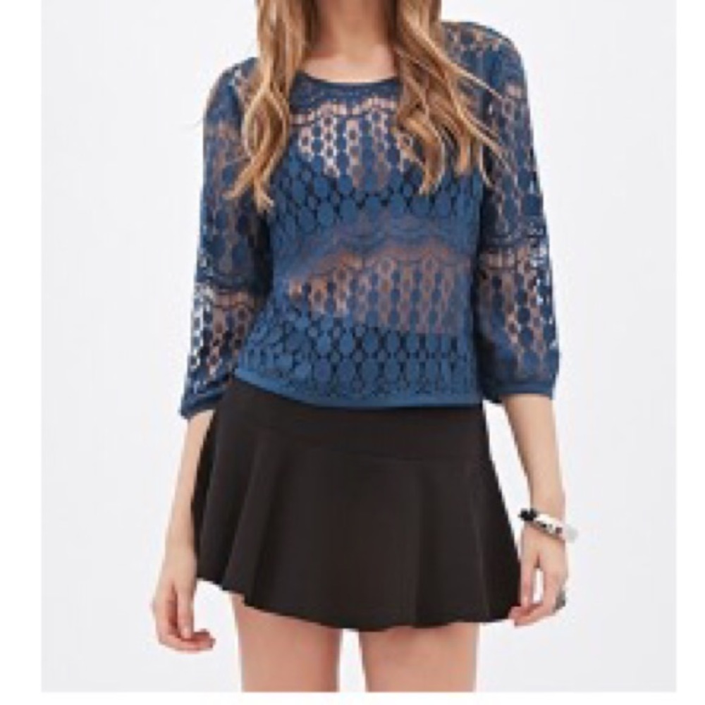 Beautiful Teal, see through, woven long sleeve❤