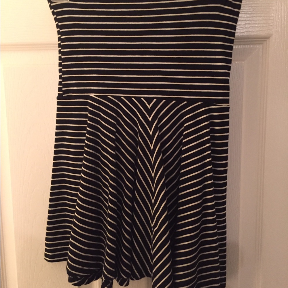 American Apparel Striped Skater Dress