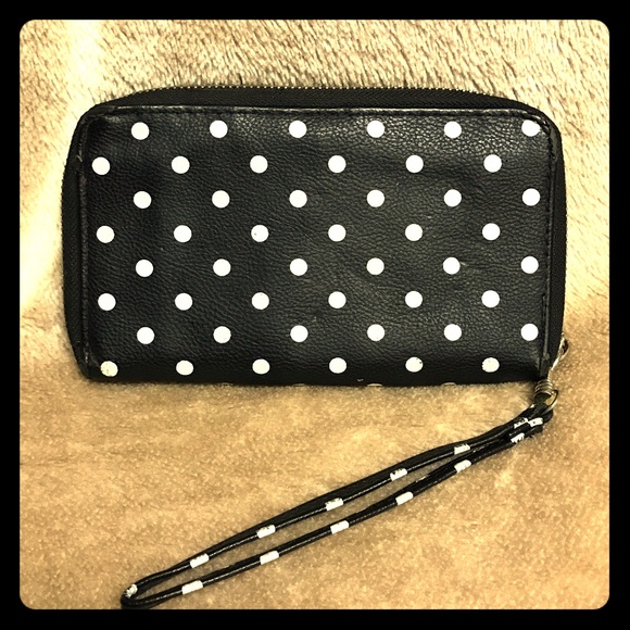 Polka dot wallet wristlet - Picture 1 of 2