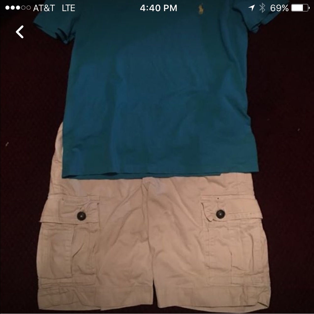 AE Shorts 28. Small polo shirtSOLD