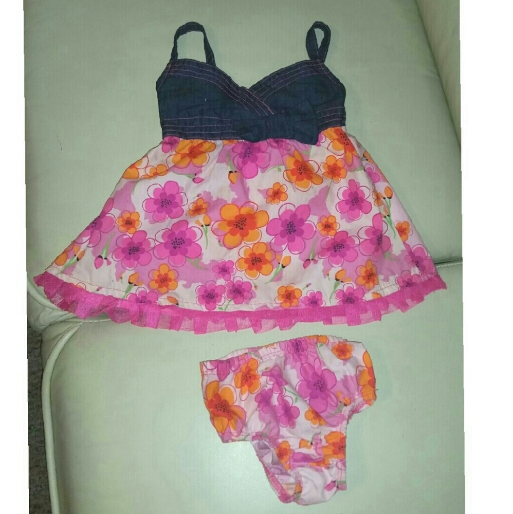 N/A ❌❌❌ BABY GIRLS TOP AND BLOOMERS SET - SIZE 6 - 9 MTHS ❌❌❌❌