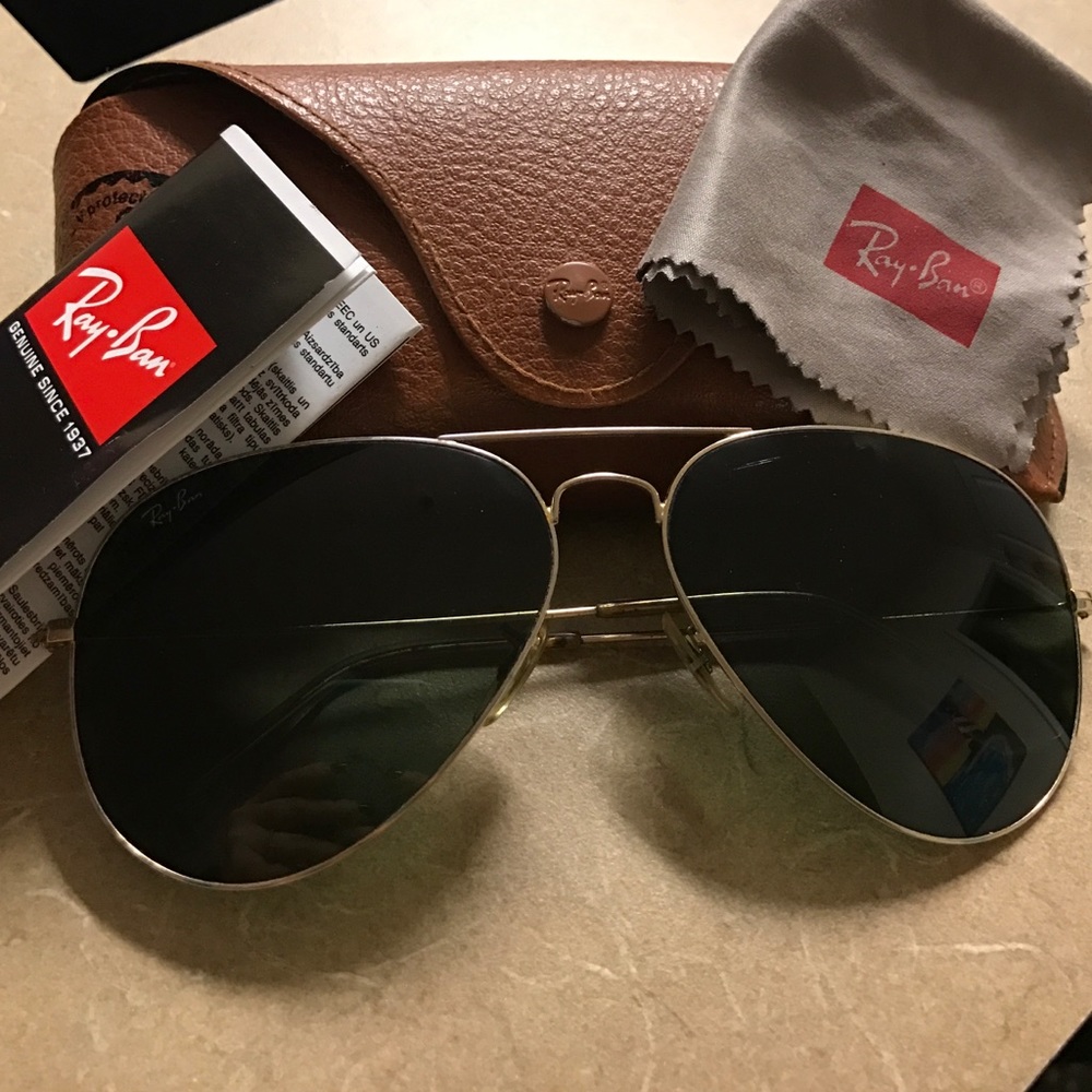 Ray Ban Aviators Size 62 mm