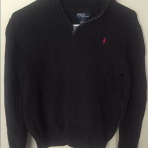 Boys Polo Ralph Lauren Long Sleeve 1/4 Zip Sweater