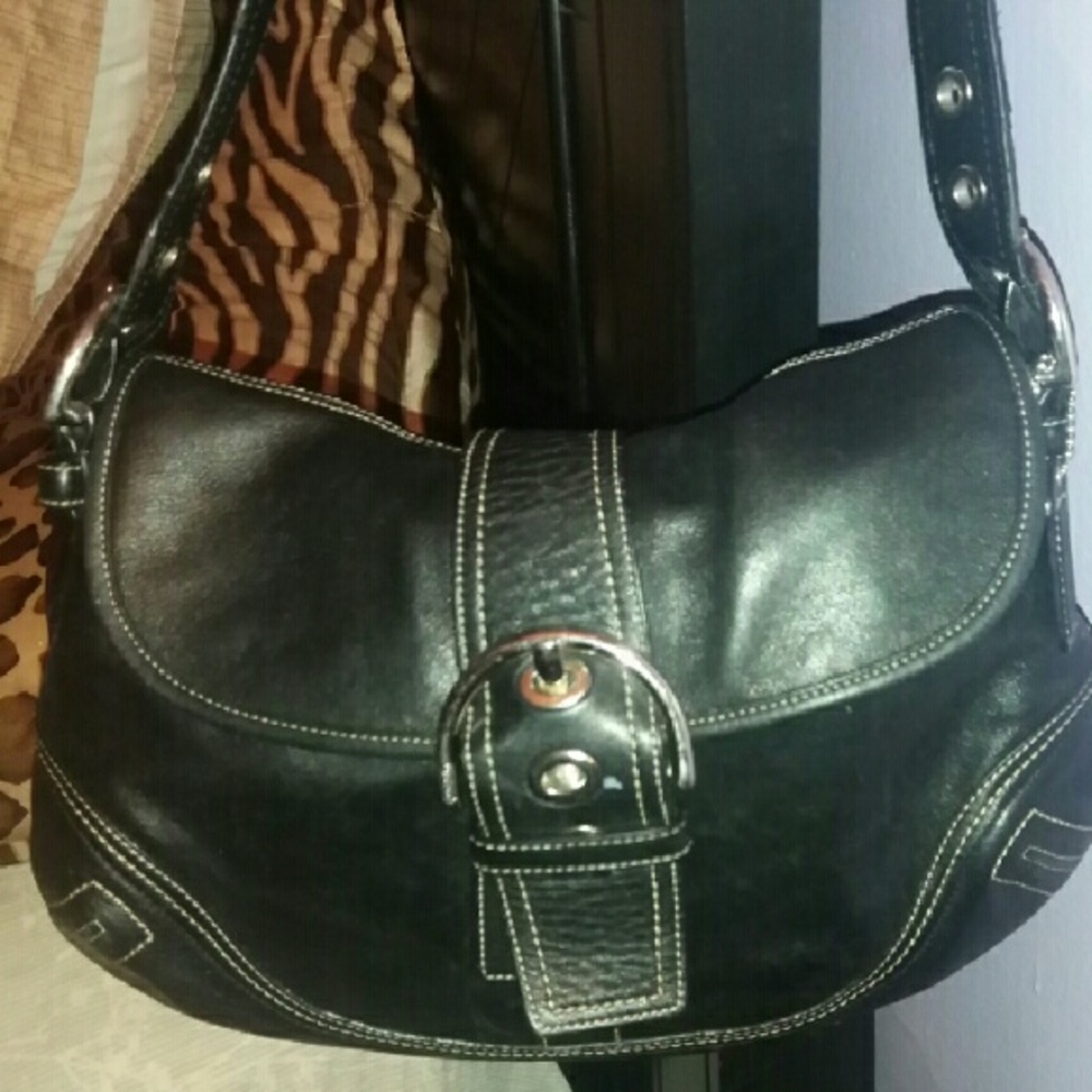 Leather Coach bag