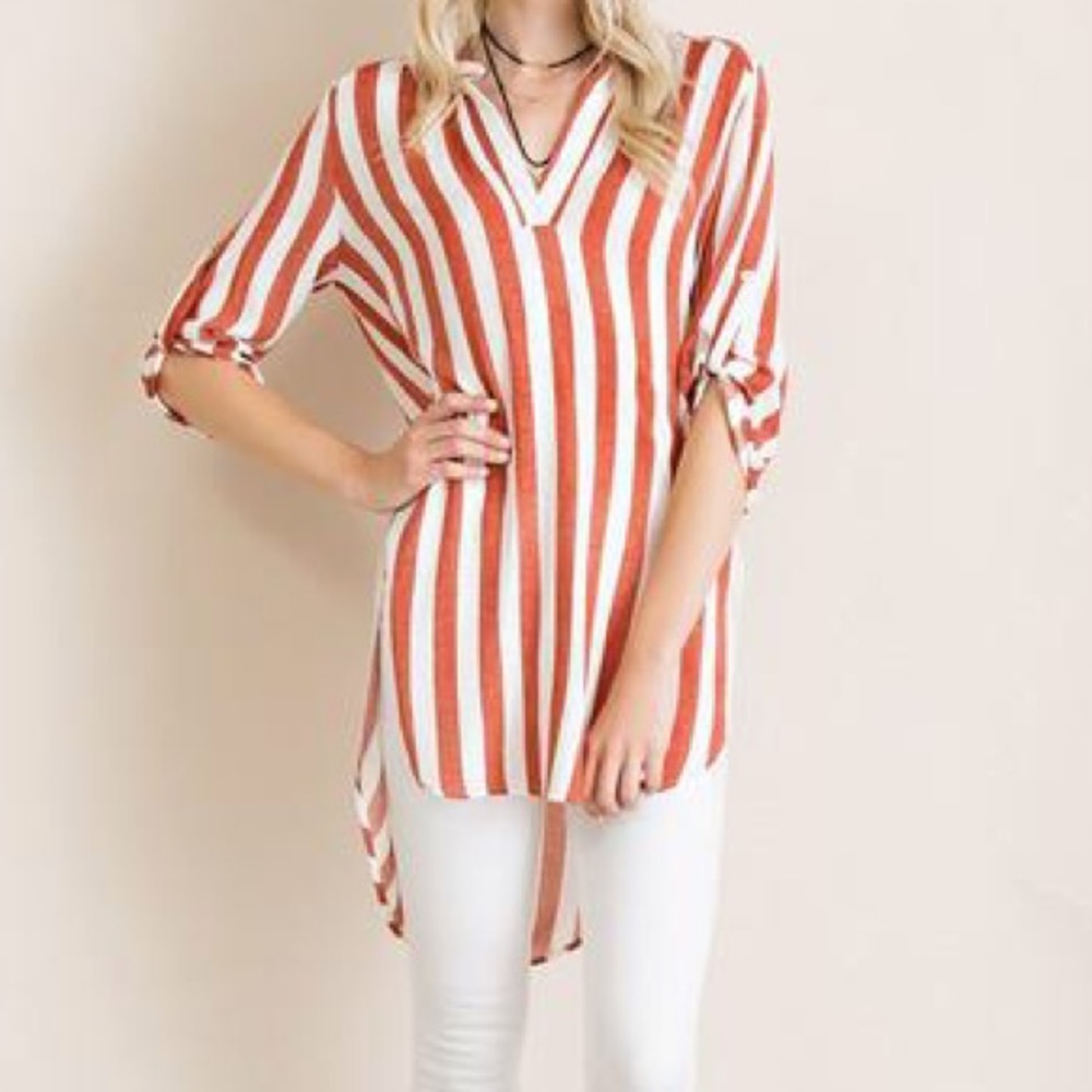 Gorgeous Stripe Tunic, Entro - Picture 3 of 4