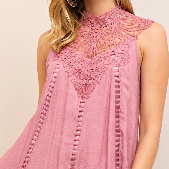 🆕 Absolutely Perfect Rose Tunic Dress - Picture 2 of 4