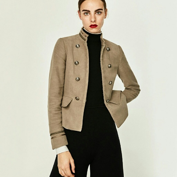Zara Jackets & Coats Zara Military Blazer 8448 Poshmark