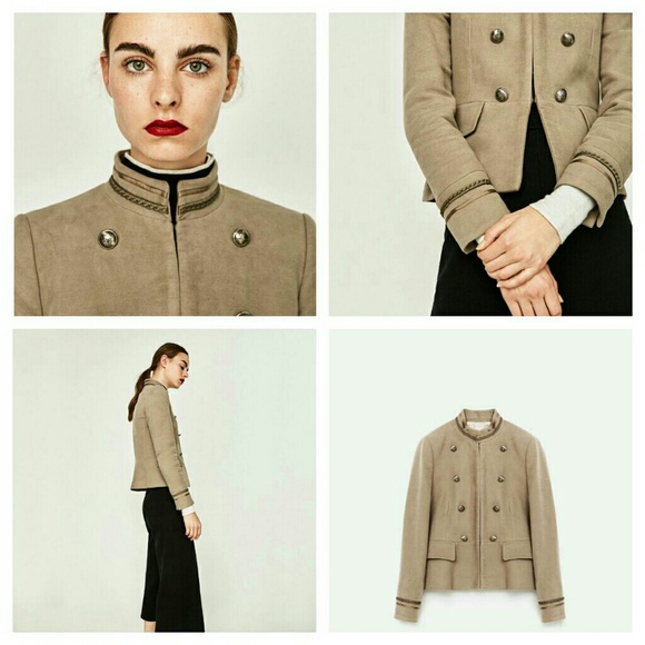 Zara Jackets & Coats Zara Military Blazer 8448 Poshmark