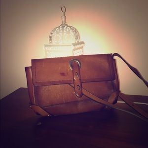 Massimo Dutti brand new small leather shoulder bag
