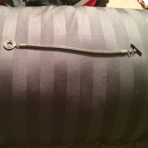 Silpada sterling silver bracelet , toggle clasp.