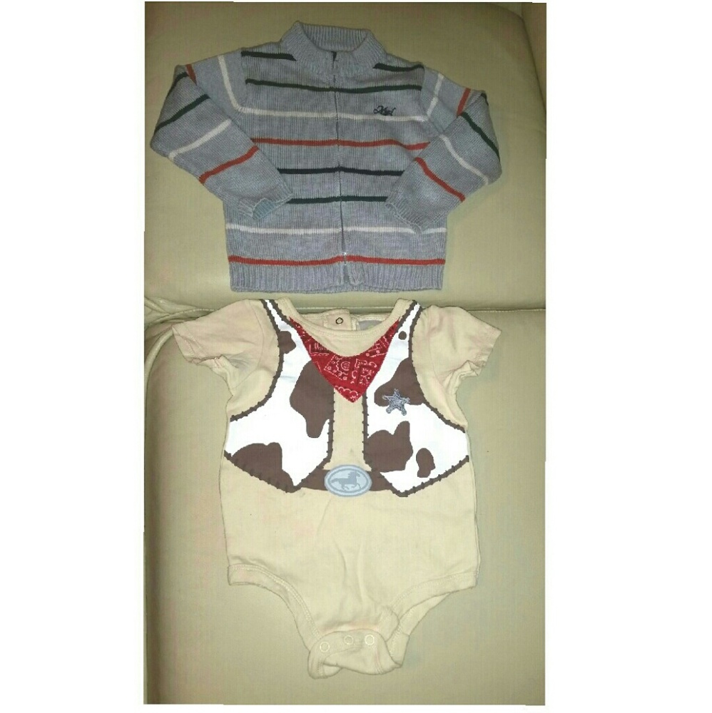 BABY BOYS TOPS BUNDLE - 12 MONTHS