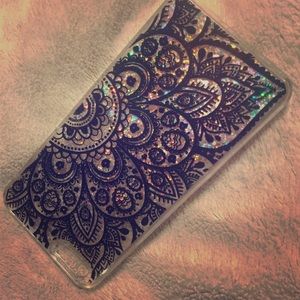 Black and glitter case fits the iPhone 6 Plus 📱