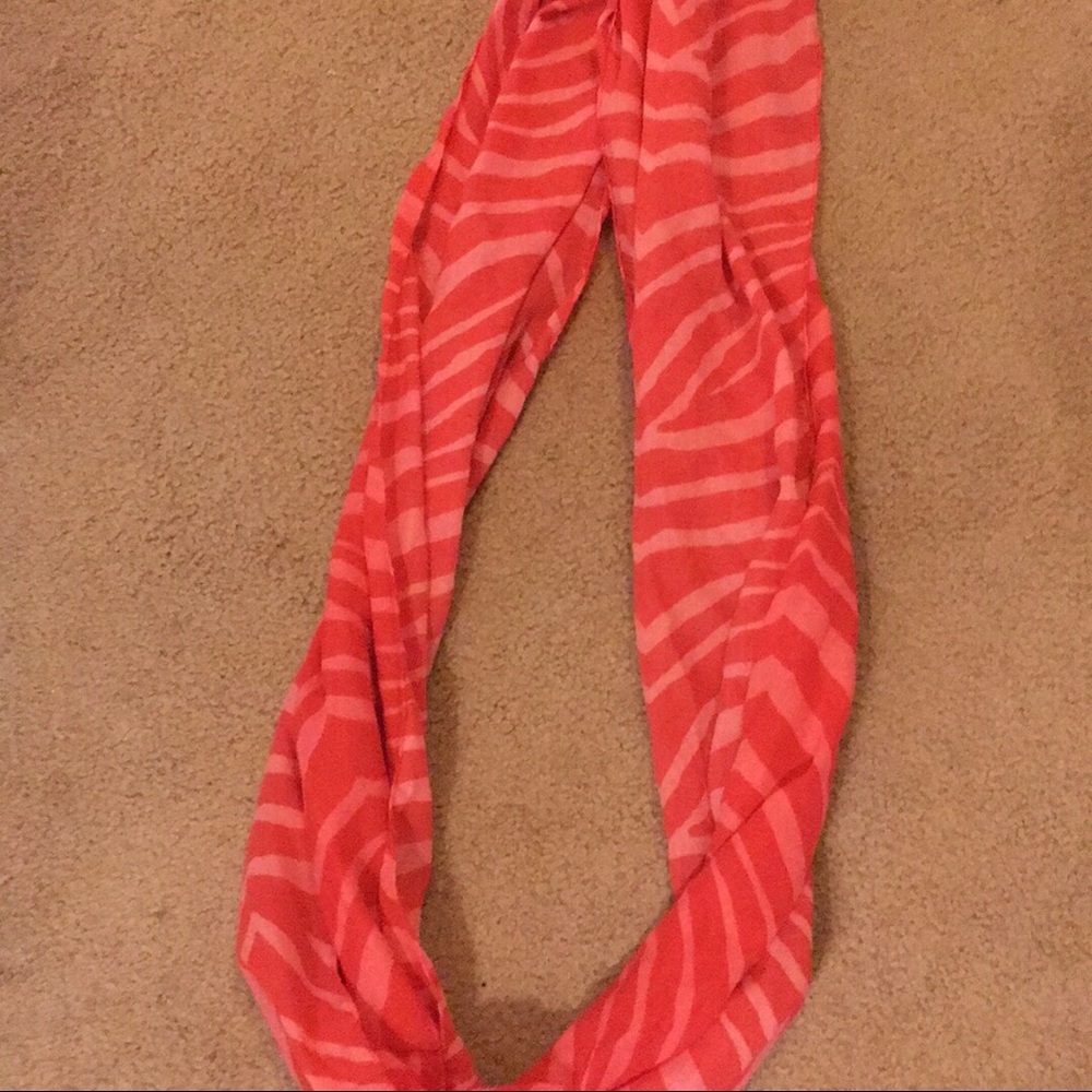 Coach animal print infinity scarf